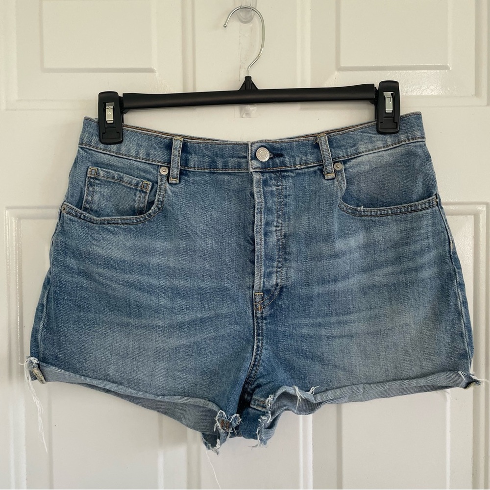 Everlane Blue Cheeky Shorts Women’s Size 31